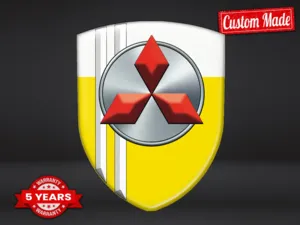 Mitsubishi Personalisierte Auto Embleme Modern Stil Max Langlebig